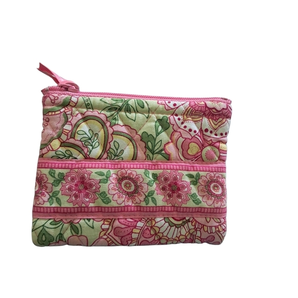 Lot - 4 Piece Set of Retired Pink Petal Vera Bradley Purse Wallet Accessories - Picture 10 of 13